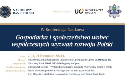 IV Konferencja Naukowa pt. „Gospodarka i społeczeństwo wobec współczesnych wyzwań rozwoju Polski”