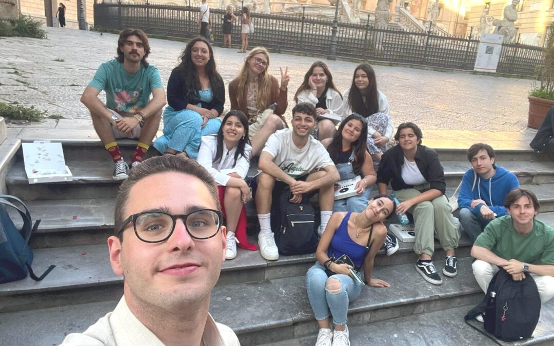 Studenci Wydziału Ekonomicznego UO w Palermo